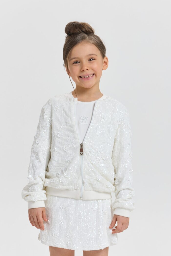 Sequined Bomber Jacket