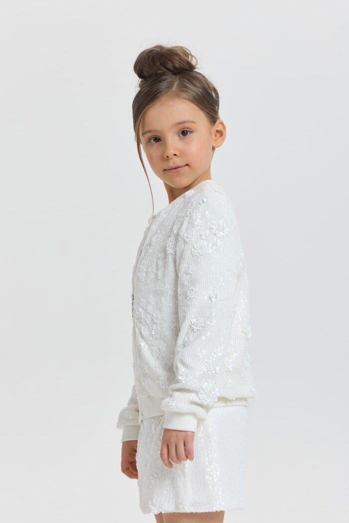 Sequined Bomber Jacket - Image 4