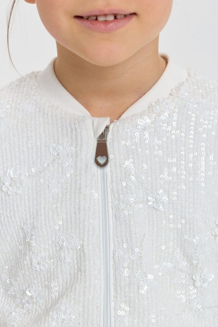 Sequined Bomber Jacket - Image 10