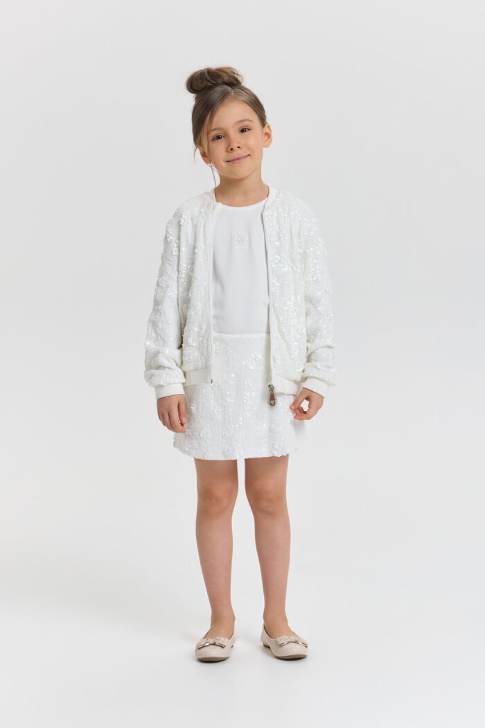 Sequined Bomber Jacket - Image 7