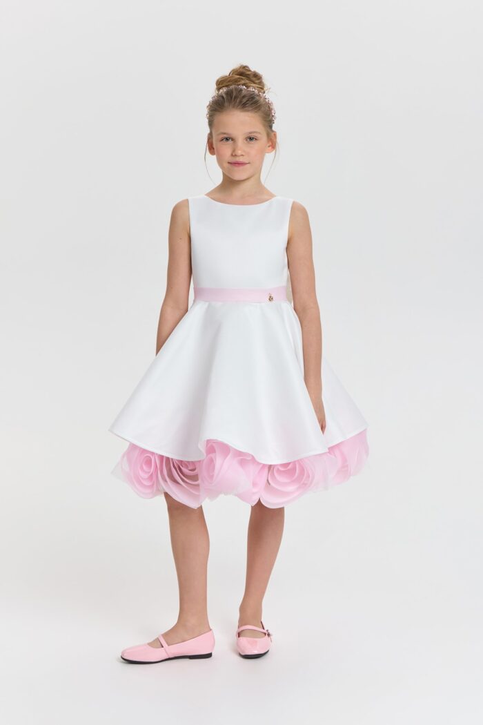 Elegant dress with roses - Image 2