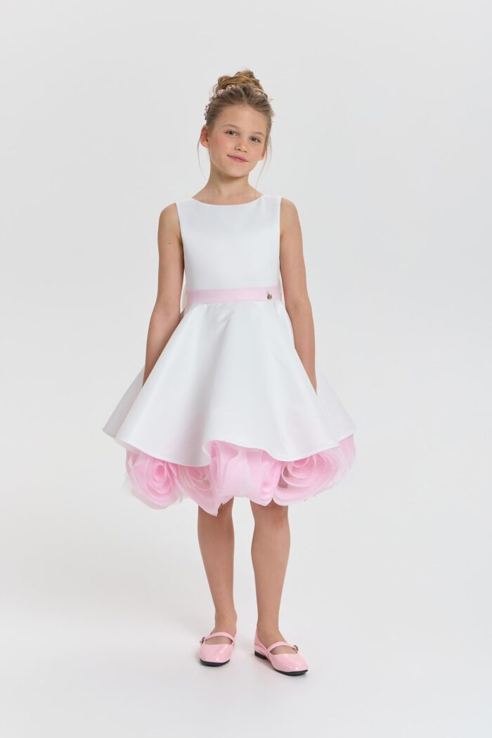 Elegant dress with roses - Image 3
