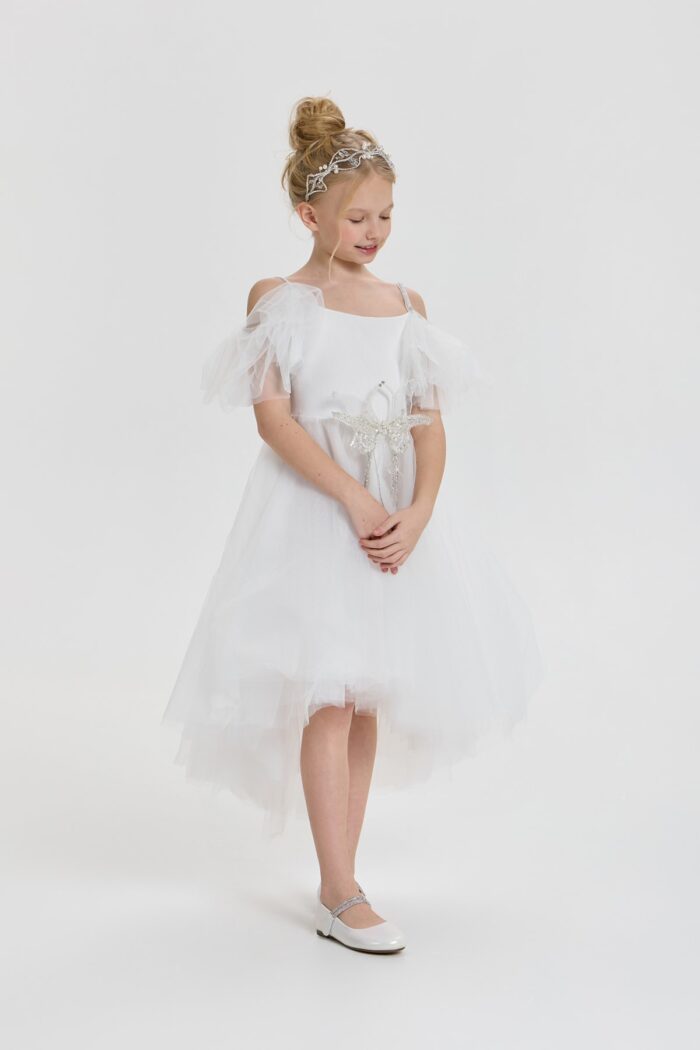 Dress with butterfly decor - Image 4