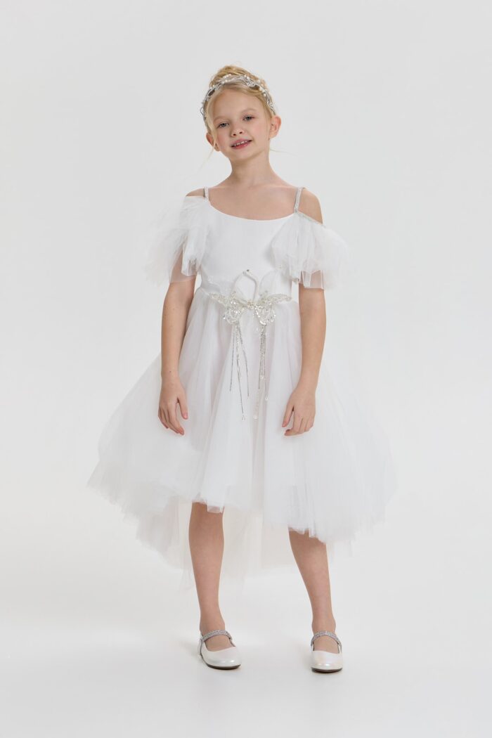 Dress with butterfly decor - Image 2
